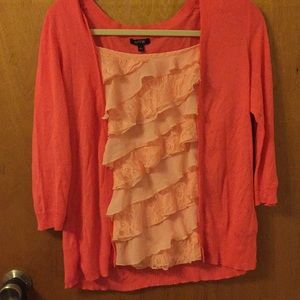 Woman’s pink blouse